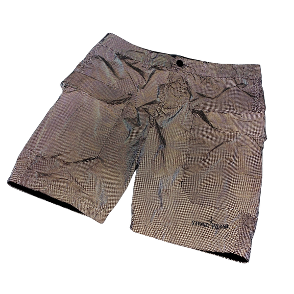 Stone Island Pixel Reflective Cargo Shorts