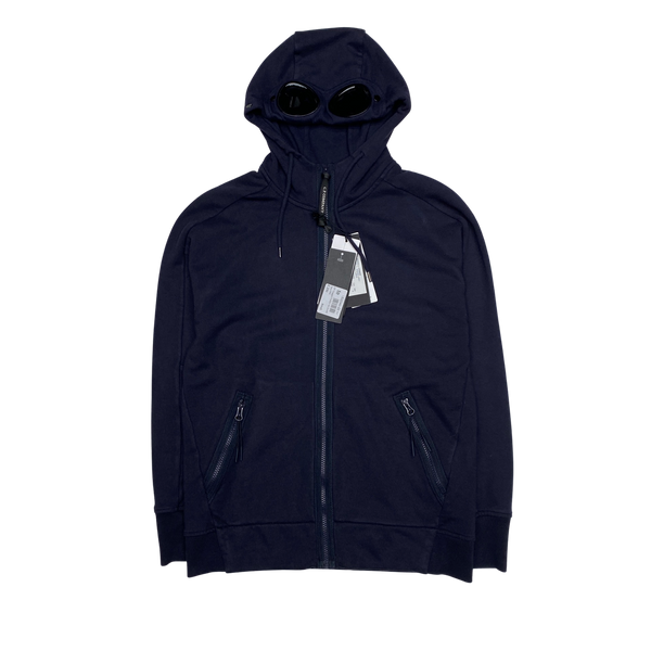 CP Company Navy Goggle Cotton Hoodie