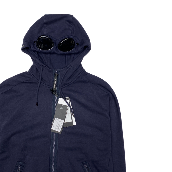 CP Company Navy Goggle Cotton Hoodie