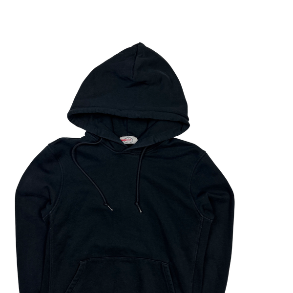 Prada Black Cotton Pullover Hoodie - Small
