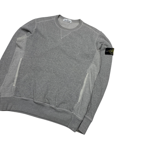 Stone Island Two Tone Grey Knit