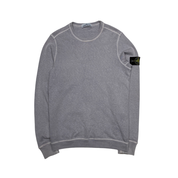 Stone Island Lavender Cotton Crewneck Sweatshirt