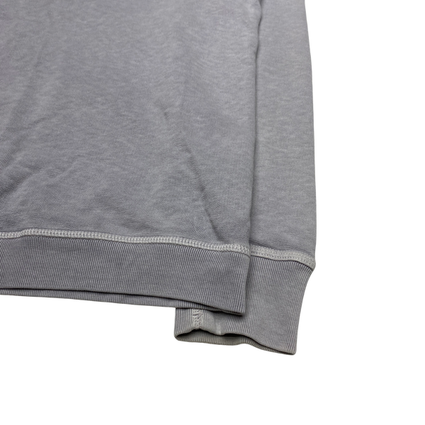 Stone Island Lavender Cotton Crewneck Sweatshirt