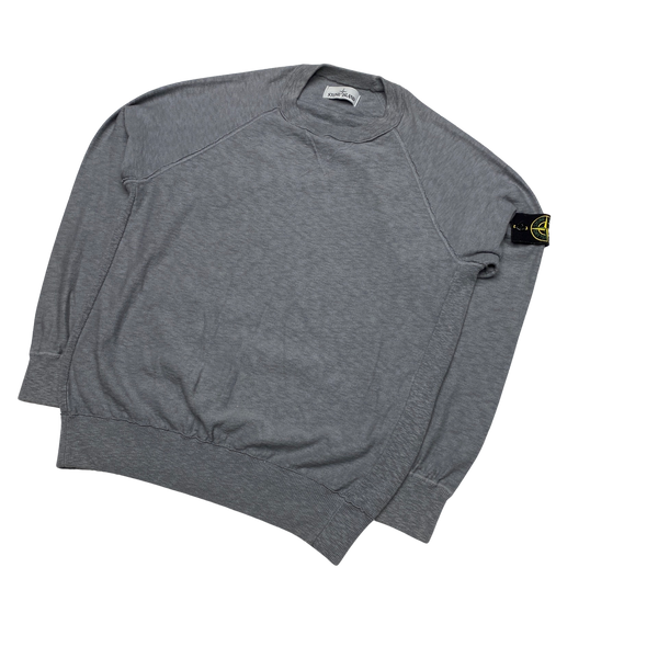 Stone Island 2017 Lightweight Grey Crewneck Knit