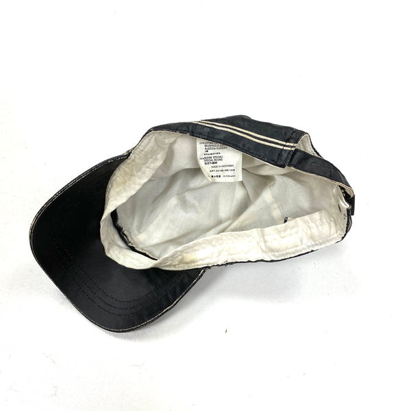 Stone Island 2005 Black Resin Coated Cap