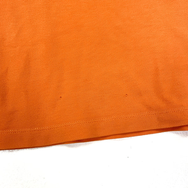 Stone Island Orange Cotton Polo Shirt