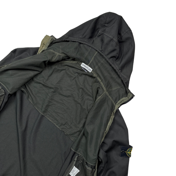 Stone Island Vintage 2003 Dark Grey Paul Harvey Nylon Jacket - Large