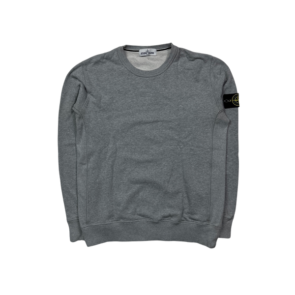 Stone Island 2013 Light Grey Cotton Sweatshirt - Large
