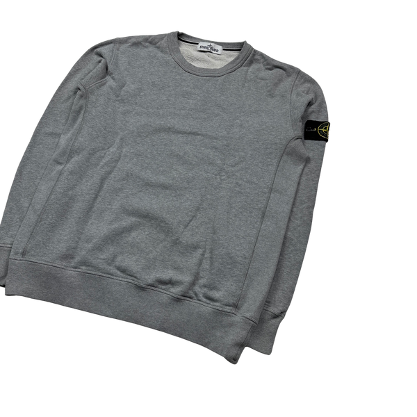 Stone Island 2013 Light Grey Cotton Sweatshirt - Large