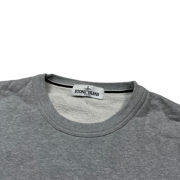 Stone Island 2013 Light Grey Cotton Sweatshirt - Large