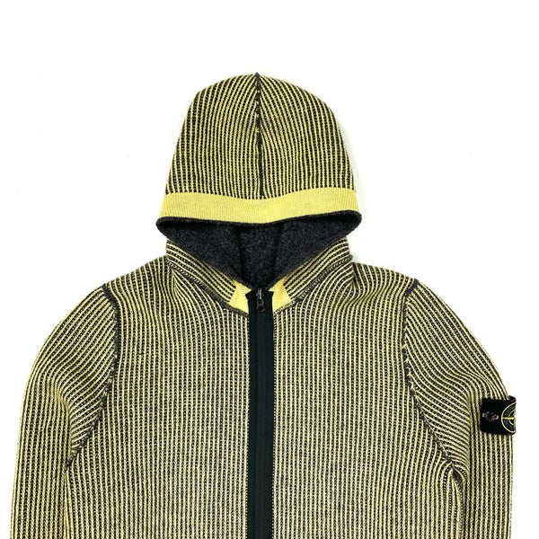 Stone Island Reversible Contrast Knit Hoodie