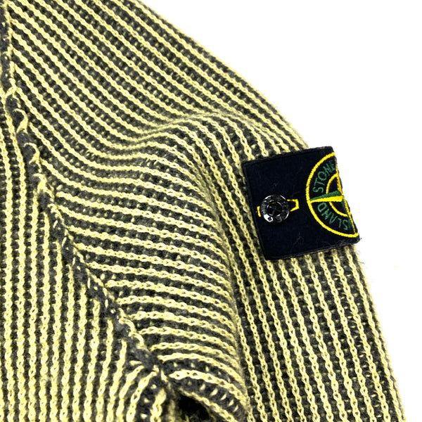Stone Island Reversible Contrast Knit Hoodie
