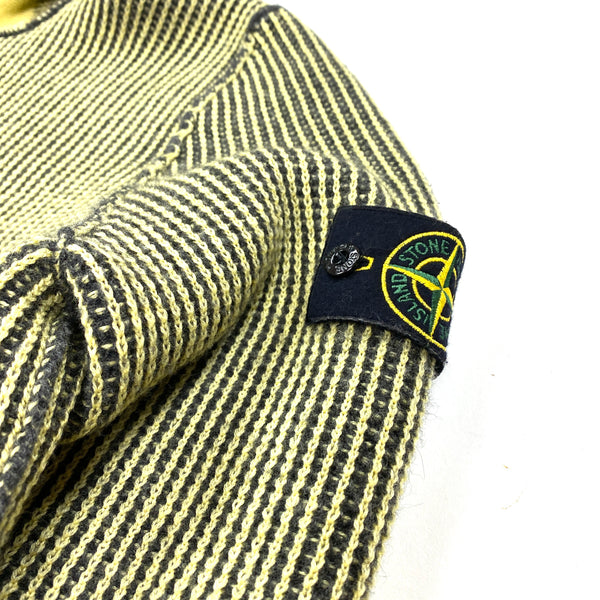 Stone Island Reversible Contrast Knit Hoodie