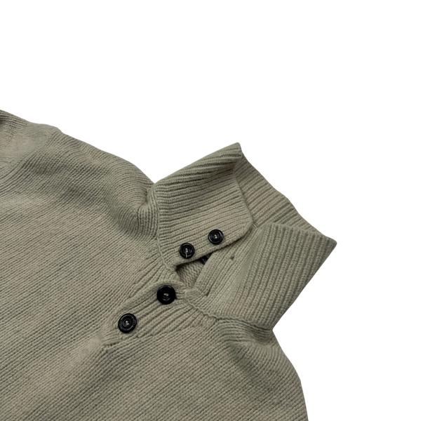 Stone Island Vintage 1998 Oatmeal Knitted Pullover - XXL