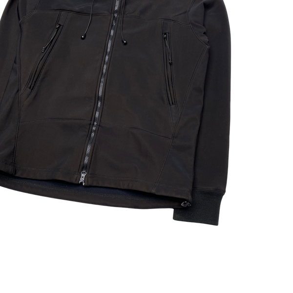 CP Company Black Stretch Shell Goggle Jacket