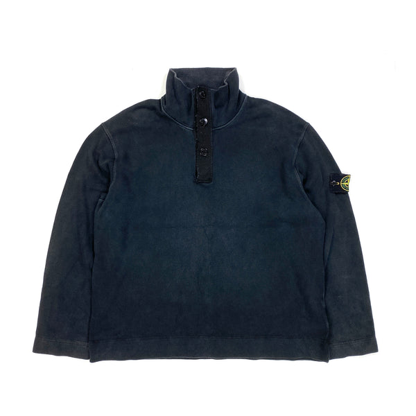 Stone Island 2002 Pullover Navy High Neck Jumper