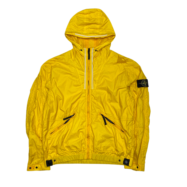Stone Island 2011 Yellow Membrana TC Hooded Jacket
