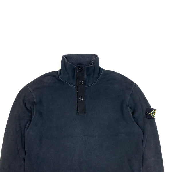 Stone Island 2002 Pullover Navy High Neck Jumper