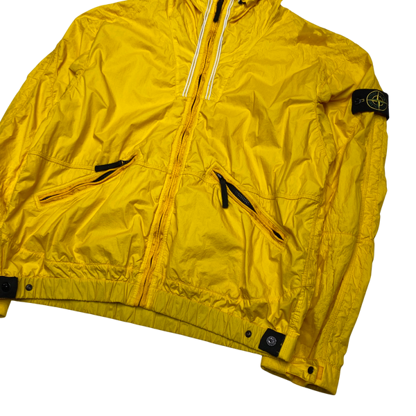 Stone Island 2011 Yellow Membrana TC Hooded Jacket