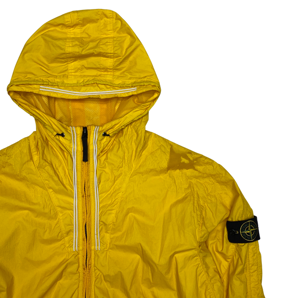 Stone Island 2011 Yellow Membrana TC Hooded Jacket
