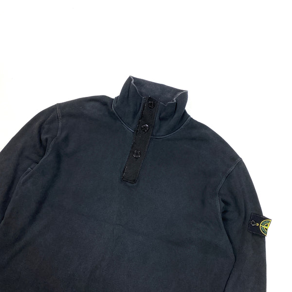 Stone Island 2002 Pullover Navy High Neck Jumper
