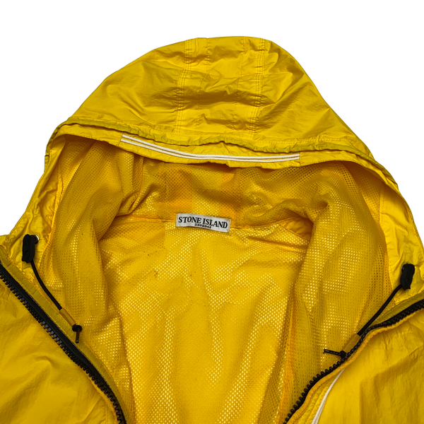 Stone Island 2011 Yellow Membrana TC Hooded Jacket