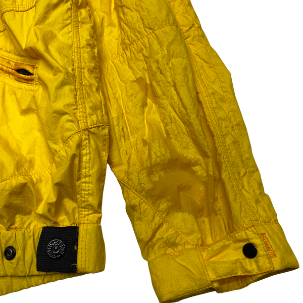 Stone Island 2011 Yellow Membrana TC Hooded Jacket
