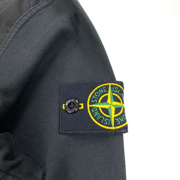 Stone Island Black Chest Pocket Crewneck Sweatshirt