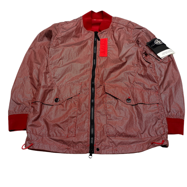 Stone Island Red 2016 Pixel Reflective Jacket