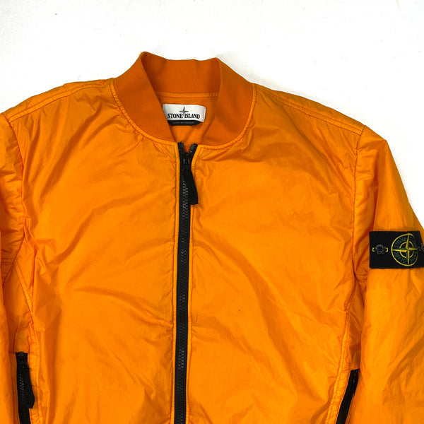 Stone Island Orange Crinkle Reps NY Lined Jacket