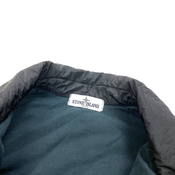 Stone Island Black Padded Nylon Overshirt Jacket