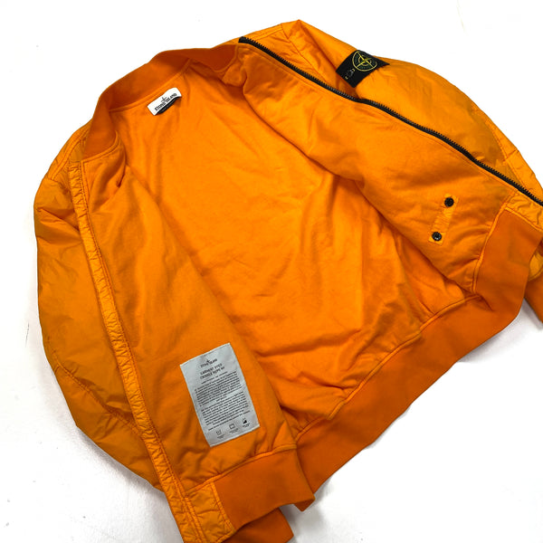 Stone Island Orange Crinkle Reps NY Lined Jacket