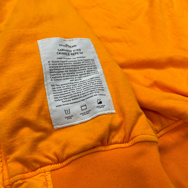 Stone Island Orange Crinkle Reps NY Lined Jacket