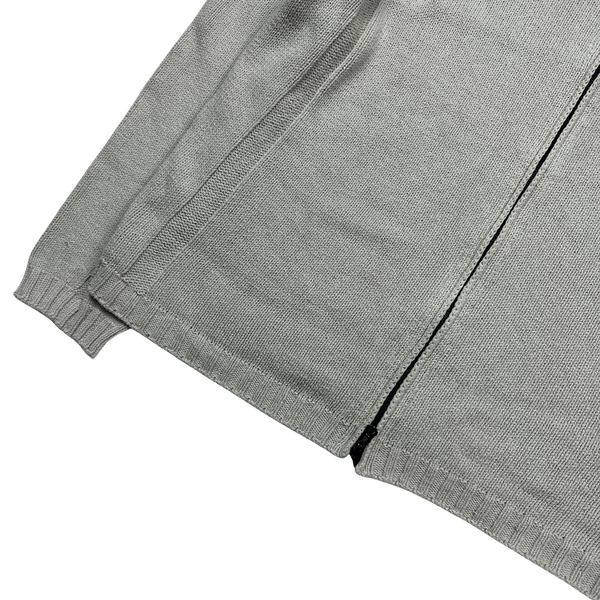 Stone Island 2003 Pastel Green Fine Knit Zip Up - XL