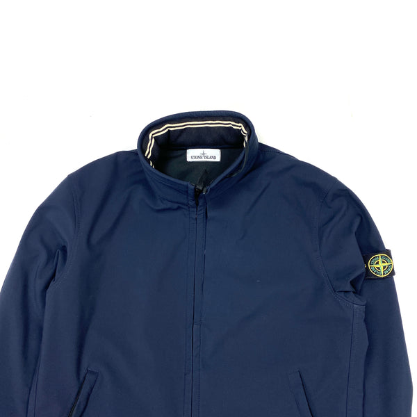 Stone Island Navy 2015 Fleece Lined Soft Shell
