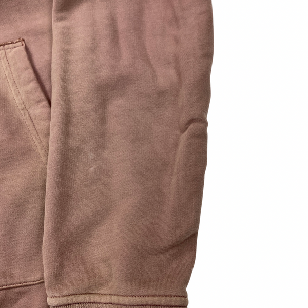 Stone Island Pink Cotton Pullover Hoodie