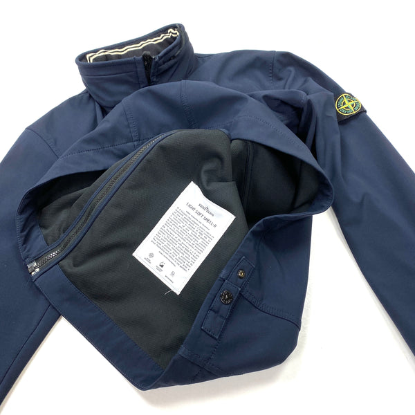 Stone Island Navy 2015 Fleece Lined Soft Shell