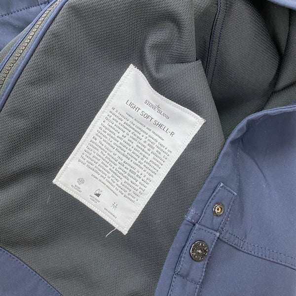 Stone Island Navy 2015 Fleece Lined Soft Shell