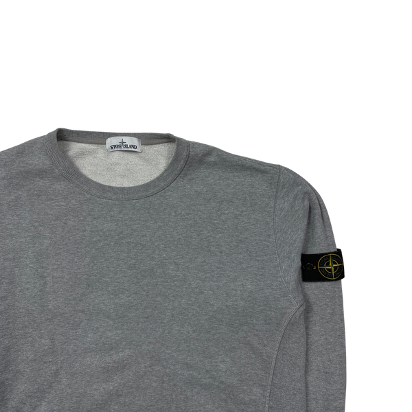 Stone Island Light Grey Cotton Crewneck Sweatshirt - 3XL