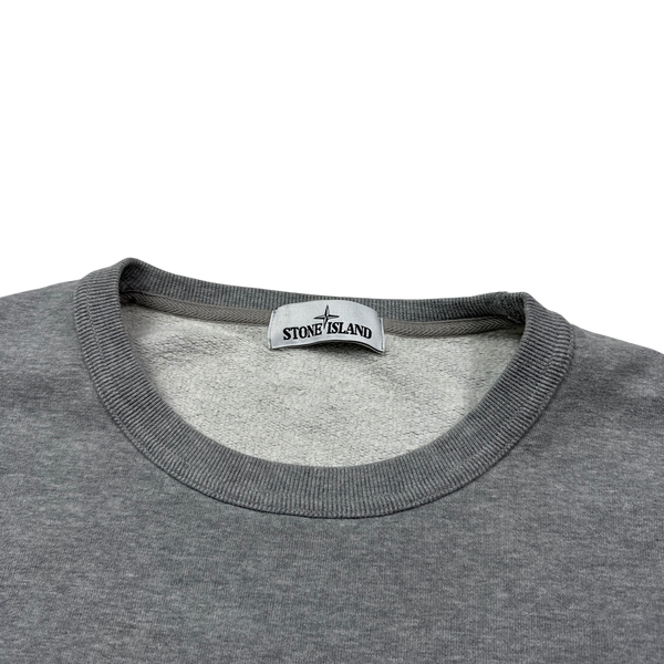 Stone Island Light Grey Cotton Crewneck Sweatshirt - 3XL
