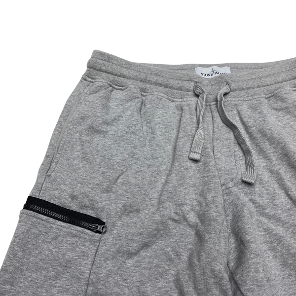 Stone Island Grey Cotton Shorts