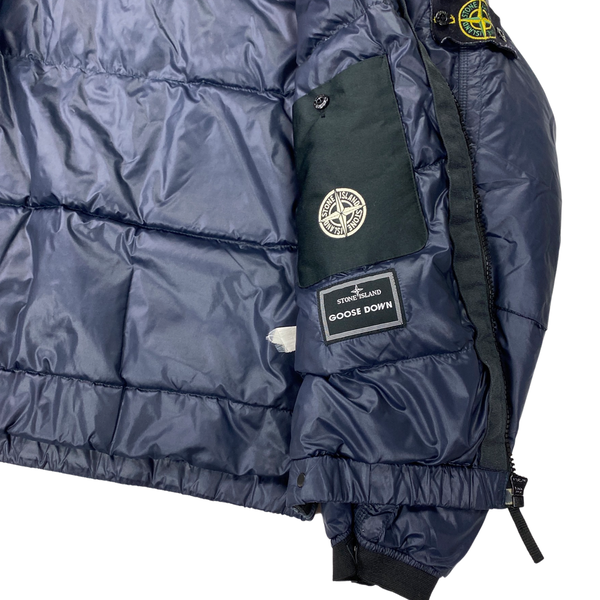 Stone Island Navy Down Filled Puffer Jacket