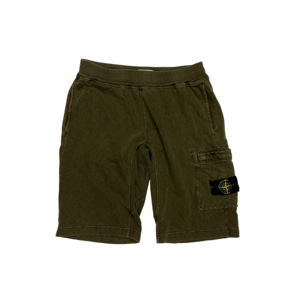 Stone Island 2017 Khaki Cotton Shorts