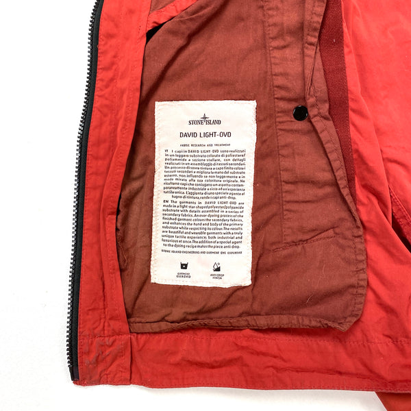 Stone Island Red David Light OVD Jacket