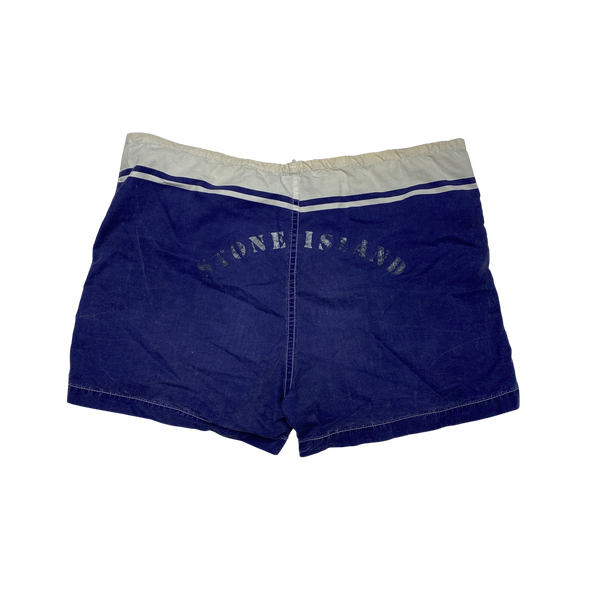 Stone Island 80's Lifesaver Reflective Swim Shorts Vintage