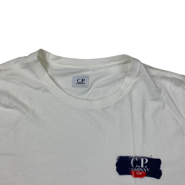 CP Company White Cotton T Shirt