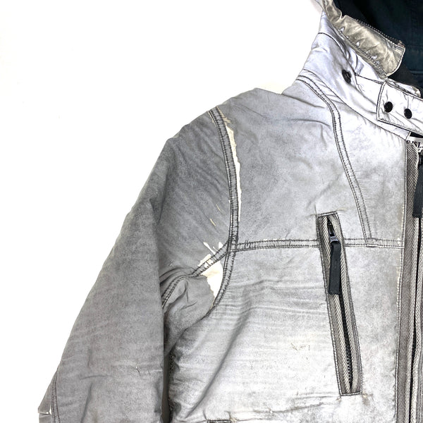 Stone Island 2011 Liquid Reflective Fleece Lined Jacket