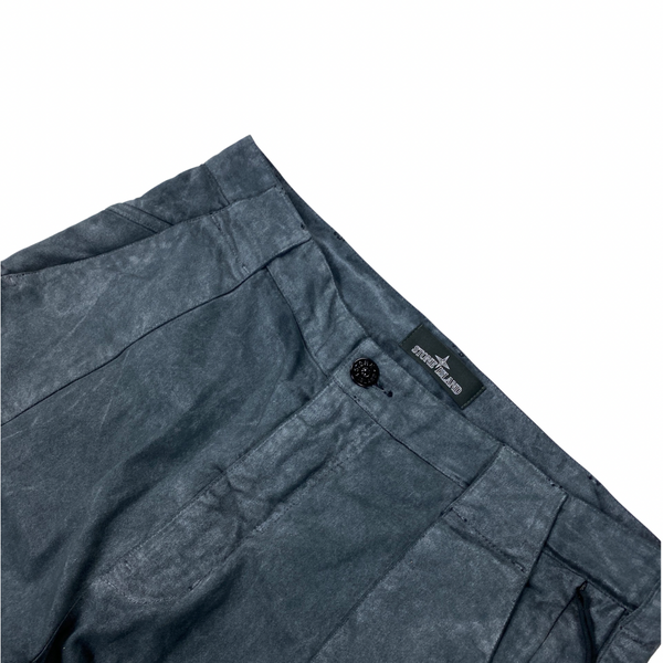 Stone Island Grey Dust Treatment Cargo Trousers