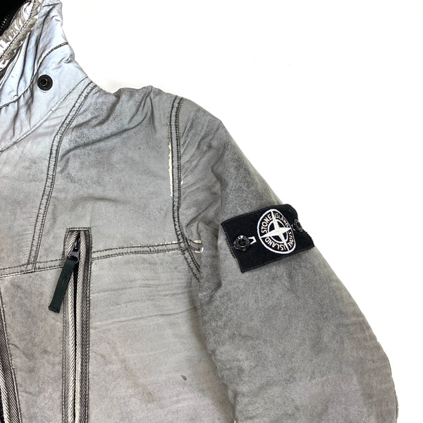 Stone Island 2011 Liquid Reflective Fleece Lined Jacket