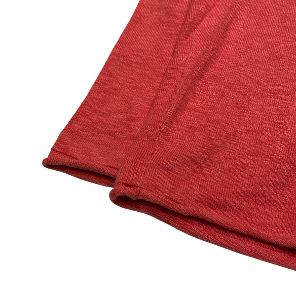 Stone Island 2019 Red Wool Blend Crewneck Jumper